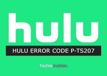 hulu error code p-ts207